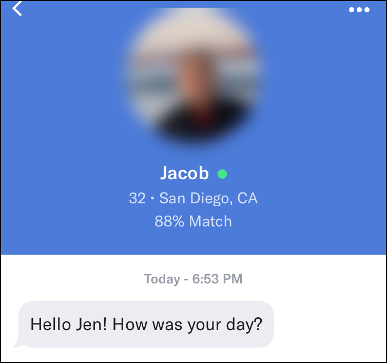 A terrible icebreaker is putting in low effort on dating apps