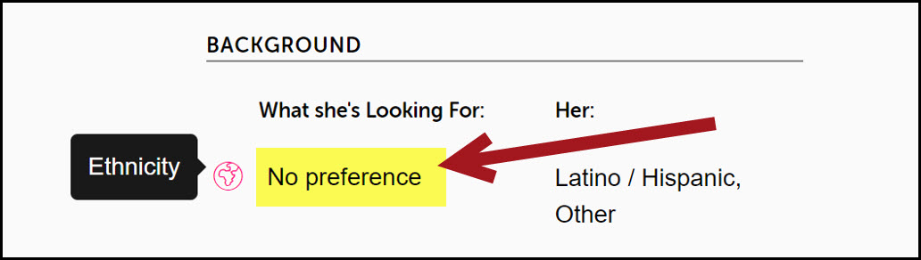 online dating racial preferences