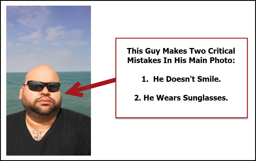 Why men must avoid wearing sunglasses in profile photos