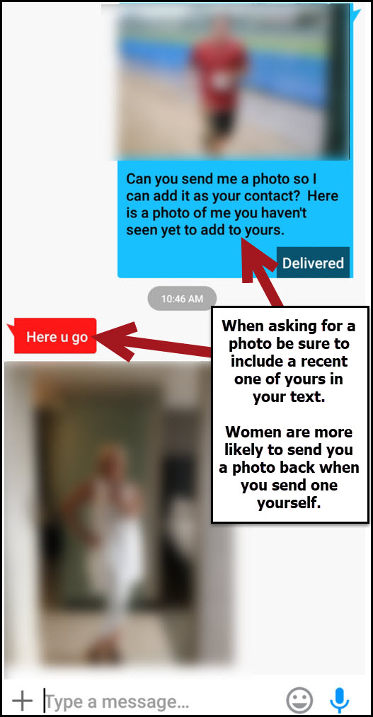 How to get a woman to send you a recent photo