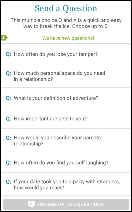 Eharmony icebreakers are worthless