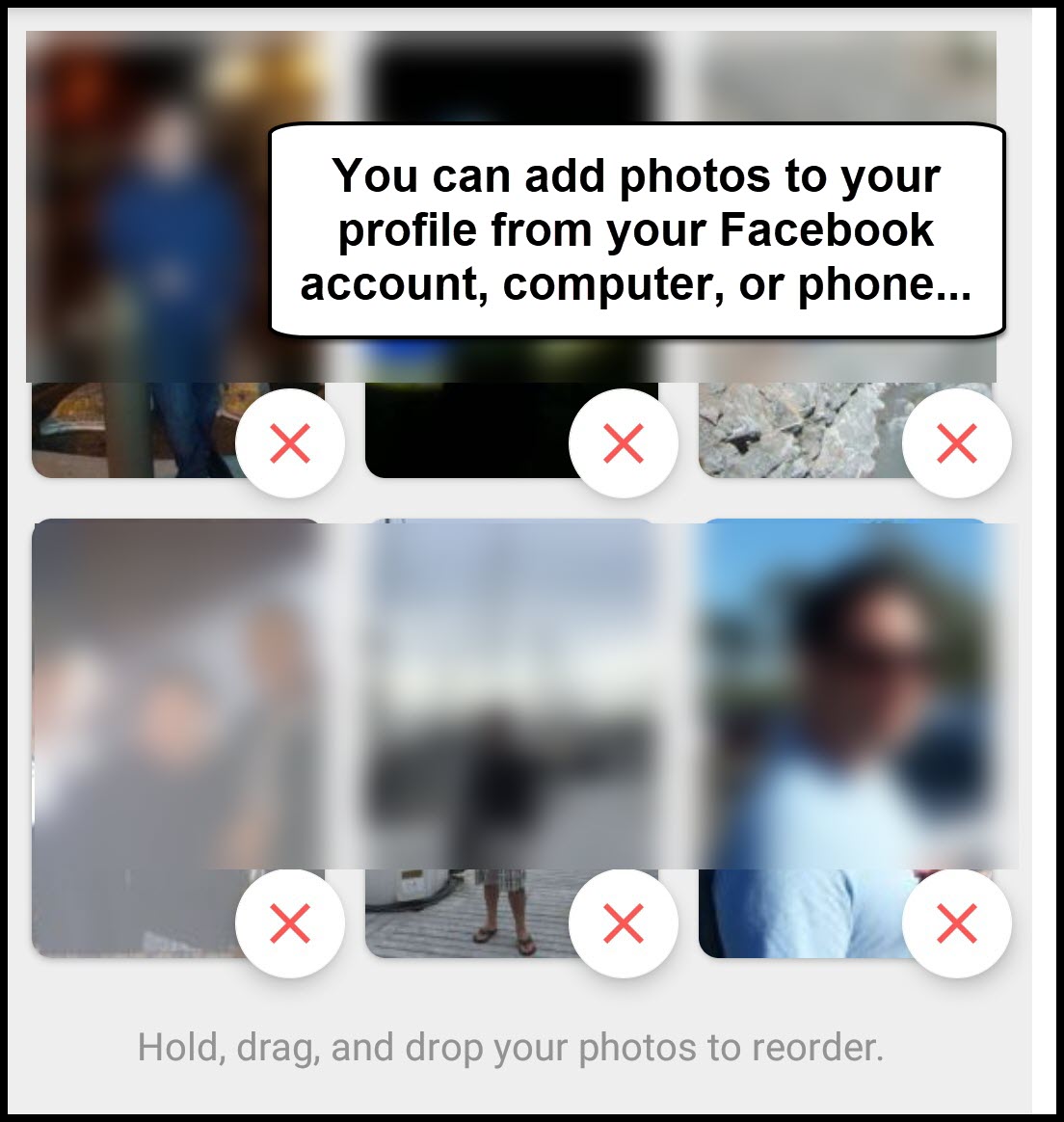 How many photos can you load on Zoosk?