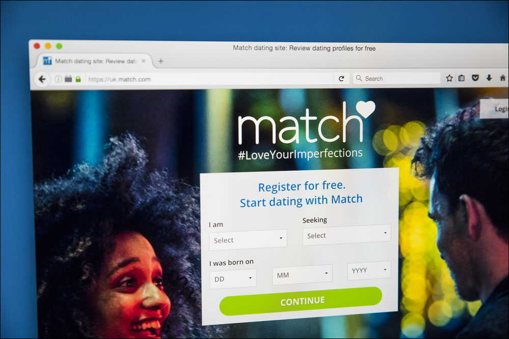 How do I search for a profile on match com?