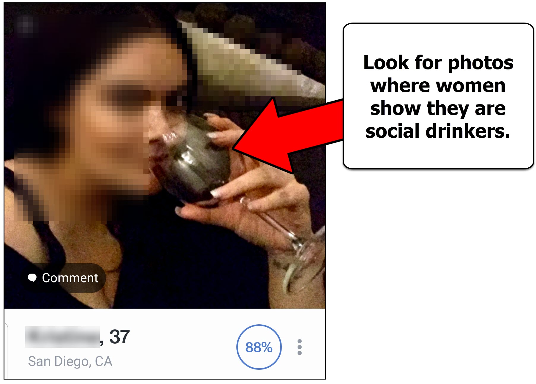 Use photos to find conversation starters you can use with women