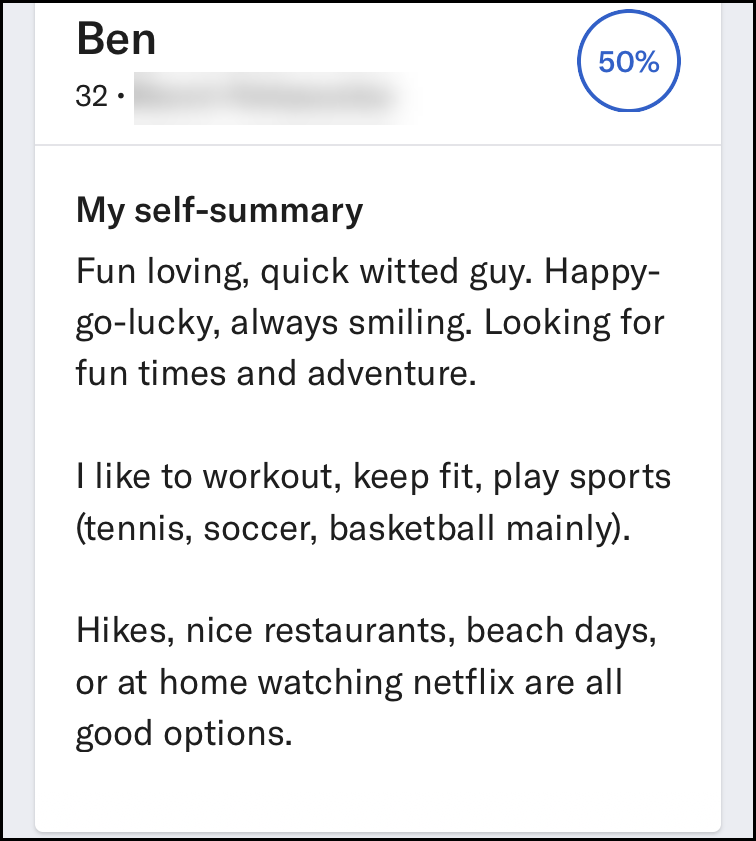 sample introduksjon for dating profil beste oss dating app