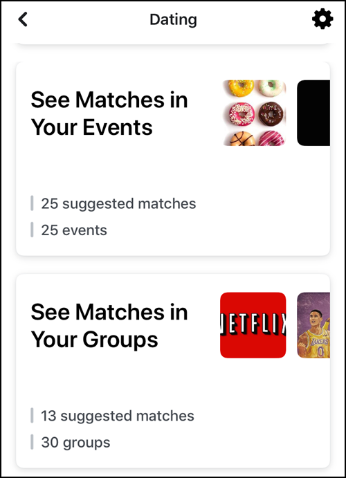 You can find matches on Facebook groups and events 