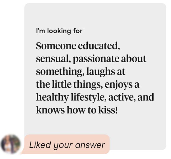 How to show confidence on the Hinge dating app