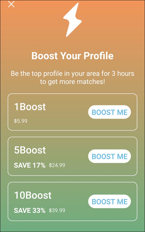 What are boosts on the Wild dating app