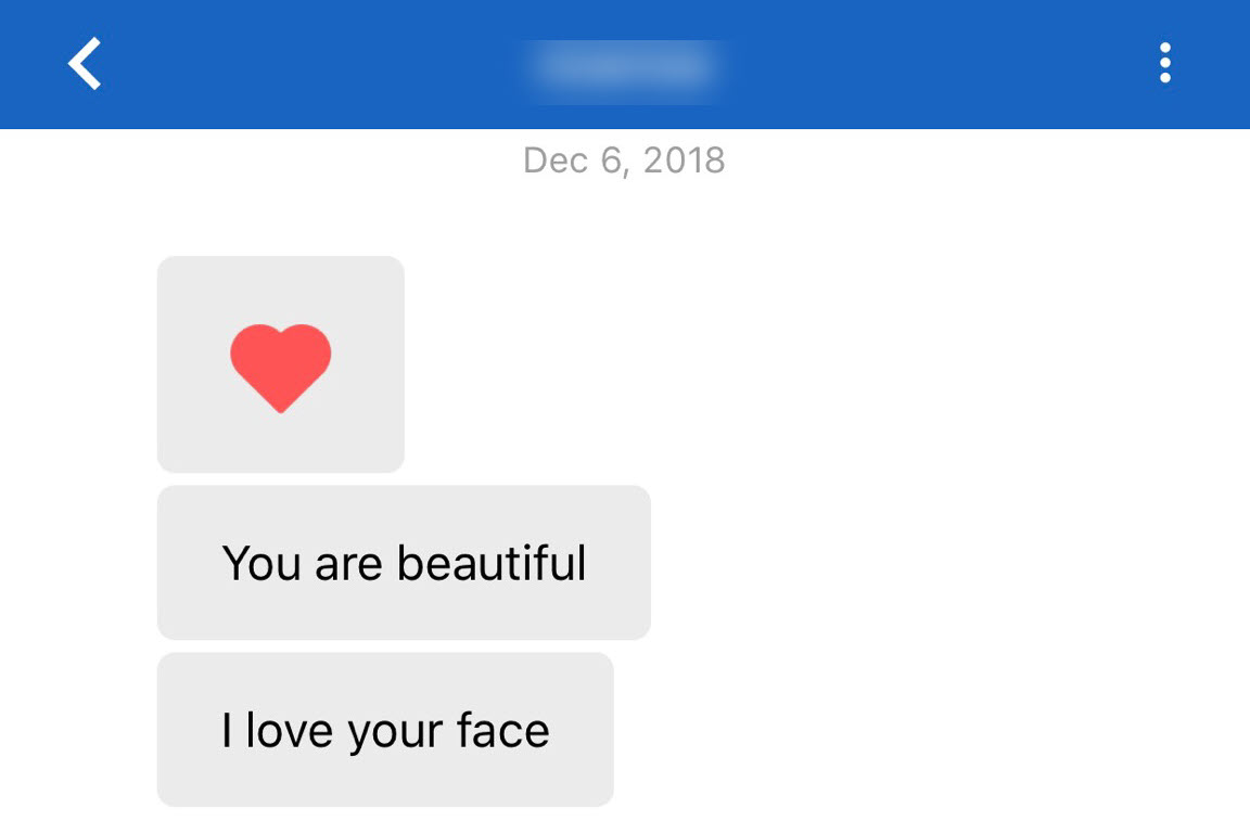 Physical compliments in an icebreaker are an instant "no" with women on dating apps.
