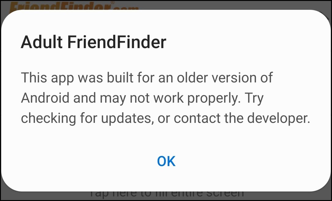 Does AdultFriendFinder have an app?