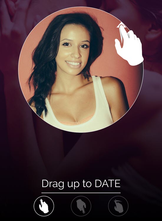 Swipe UP on the Down app for a relationship