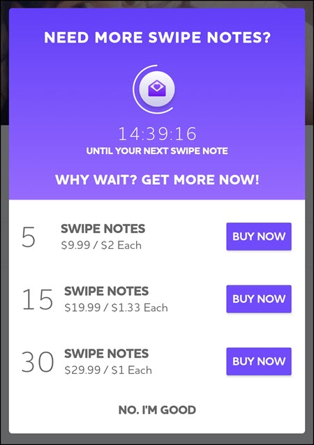 What are notes on JSwipe?