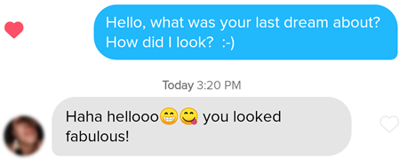 What is a funny conversation starter on Tinder?