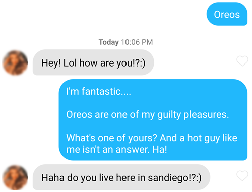 Women love funny icebreakers on Tinder