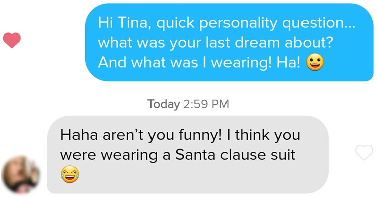 The best way to start conversations on Tinder is using a funny conversation starter.