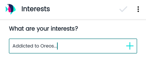 POF interests profile option