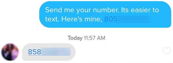 The best way to get a woman's number on Tinder