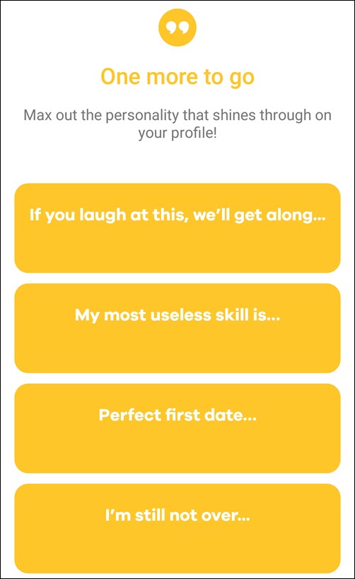 What are Bumble prompts?