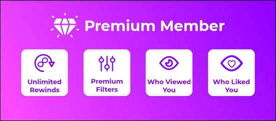 What are premium features on the Hud dating app?