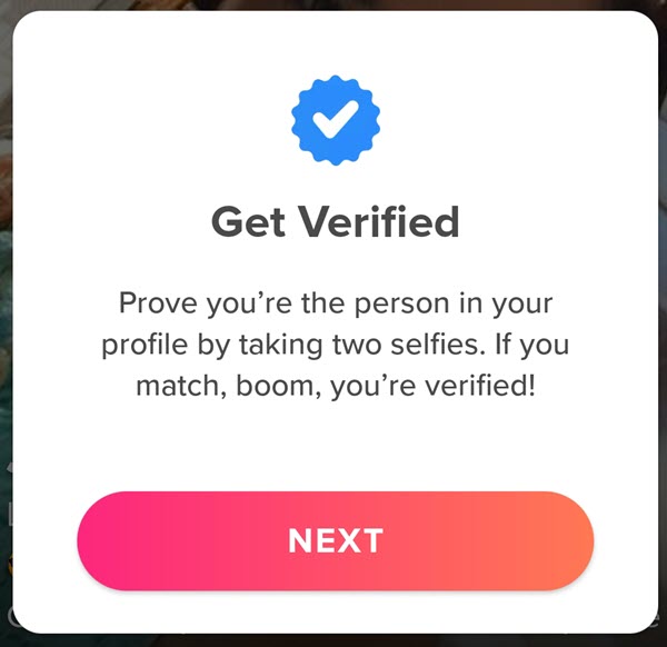 How to get verified on Tinder.