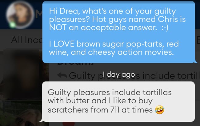 Funny icebreakers work on Zoosk.