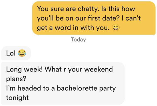 How to save a conversation on Bumble.
