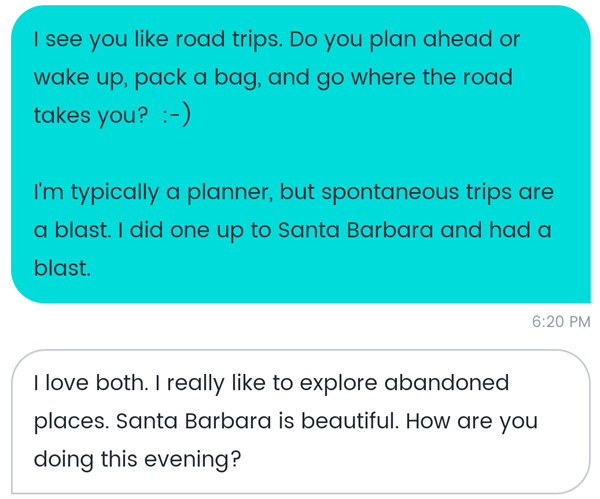 What are the best conversation starters on POF?
