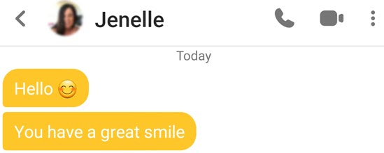 The best way to get likes on Bumble is smiling in photos.