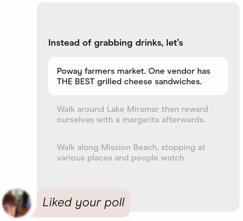 How to create a poll on Hinge.