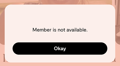 Why does POF show members that are not available?