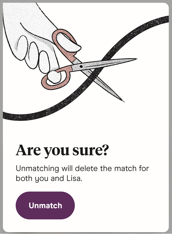 When should you unmatch on Hinge?