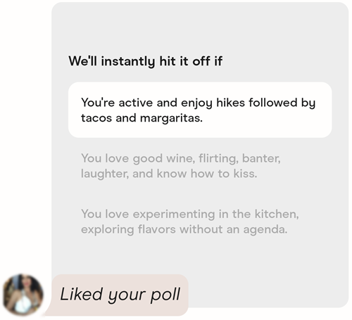 How to answer the hit it off prompt on Hinge.