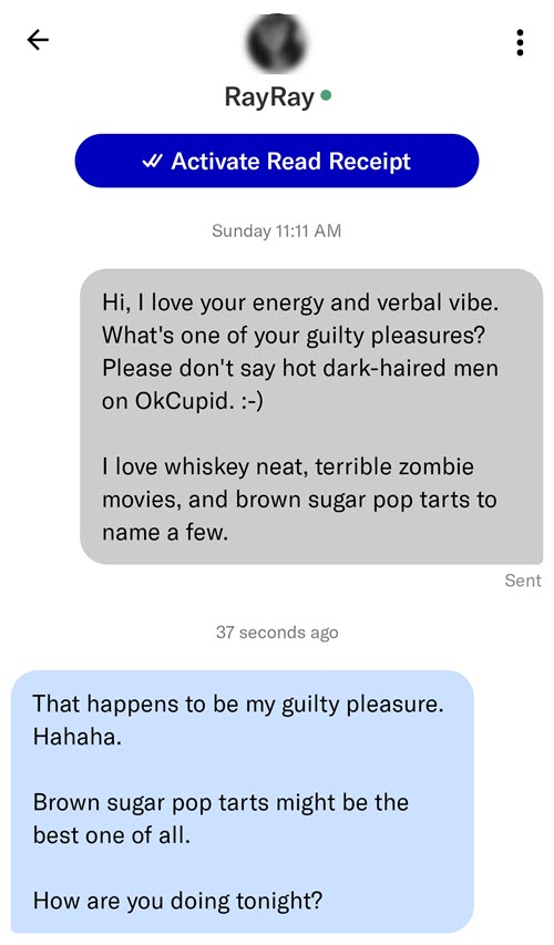 Being playful in icebreakers on OkCupid can make a great first impression.