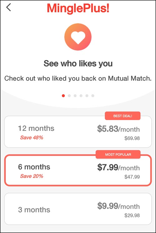 What is MinglePlus on the Mingle2 aps?