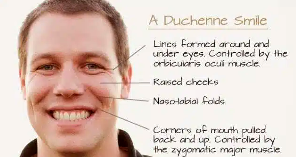 Use the Duchenne Smile in your profile photos