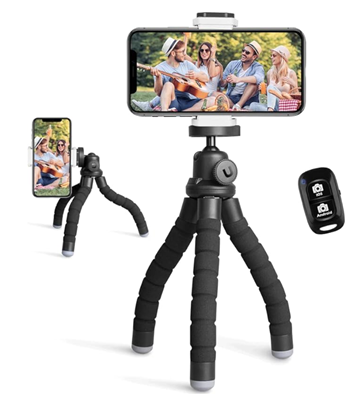 A flexible tripod can help you take good dating profile photos.