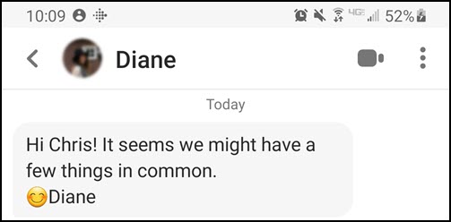Women are more likely to connect with with men with similar interests.