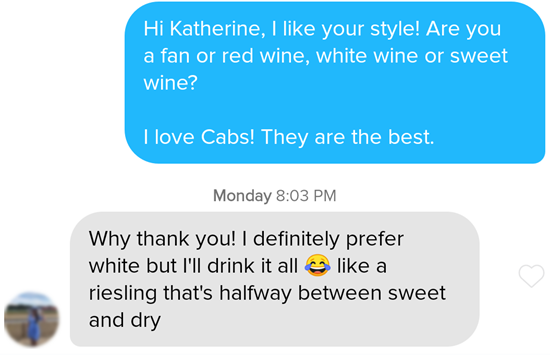 A great approach for starting conversations on dating apps is mentioning something a woman shares in her bio.